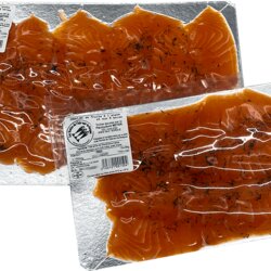 250g environ de Gravlax de Truite IKEJIME tranché et mis en plaquette